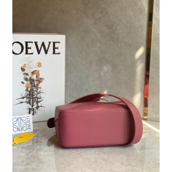 Loewe Puzzle Small Bag In Plumrose Satin Calfskin 485