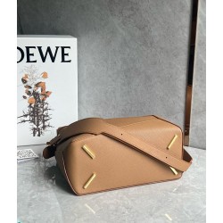 Loewe Puzzle Medium Bag In Toffee Grained Calfskin  548