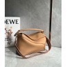 Loewe Puzzle Medium Bag In Toffee Grained Calfskin  548