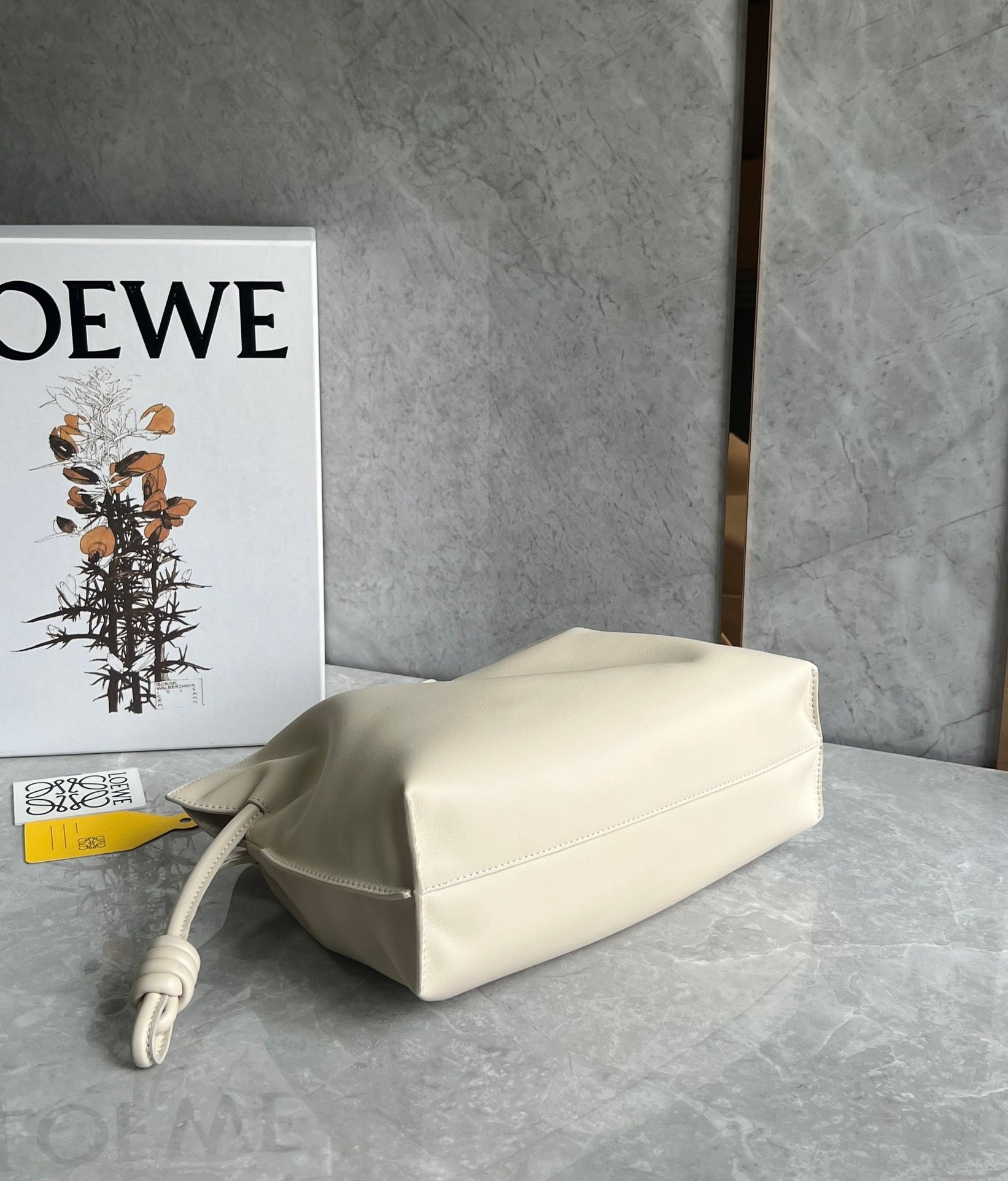 Loewe Flamenco Clutch Bag In Angora Calfskin 610