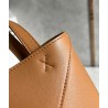 Loewe Mini Puzzle Fold Tote Bag in Tan Calfskin 895