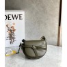 Loewe Mini Gate Dual Bag In Autumn Green Calfskin 947