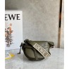 Loewe Mini Gate Dual Bag In Autumn Green Calfskin 947