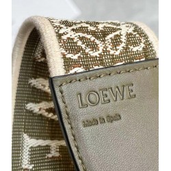 Loewe Mini Gate Dual Bag In Autumn Green Calfskin 947