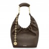 Loewe Small Squeeze Bag in Chocolate Nappa Lambskin  959