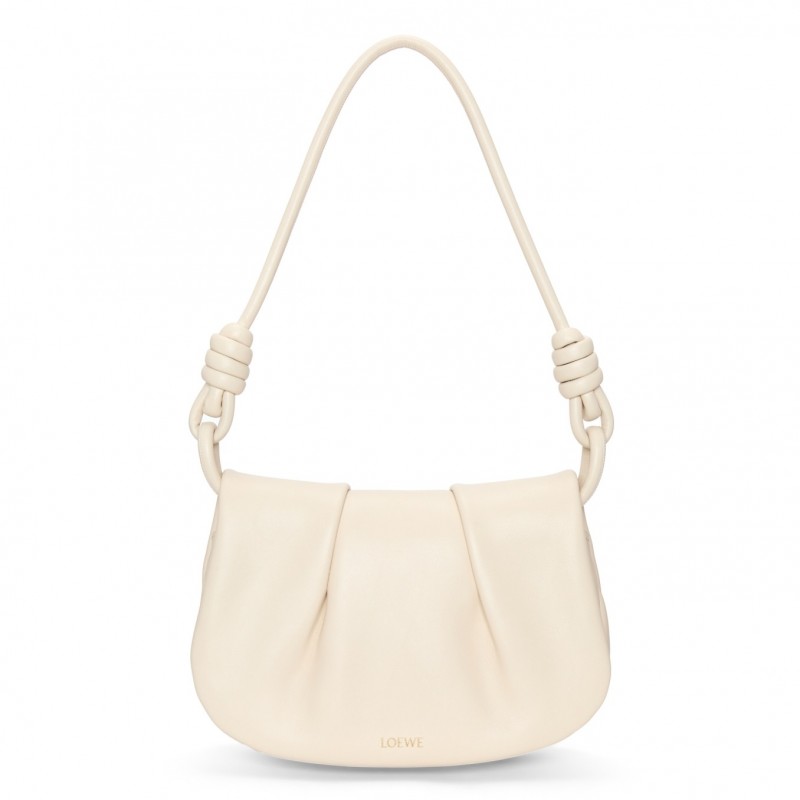 Loewe Paseo Satchel Bag in Angora Nappa Leather 015