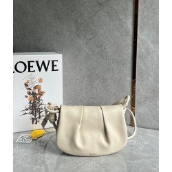 Loewe Paseo Satchel Bag in Angora Nappa Leather 015