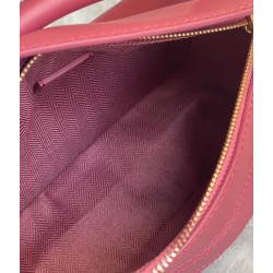 Loewe Puzzle Mini Bag In Plumrose Satin Calfskin 812