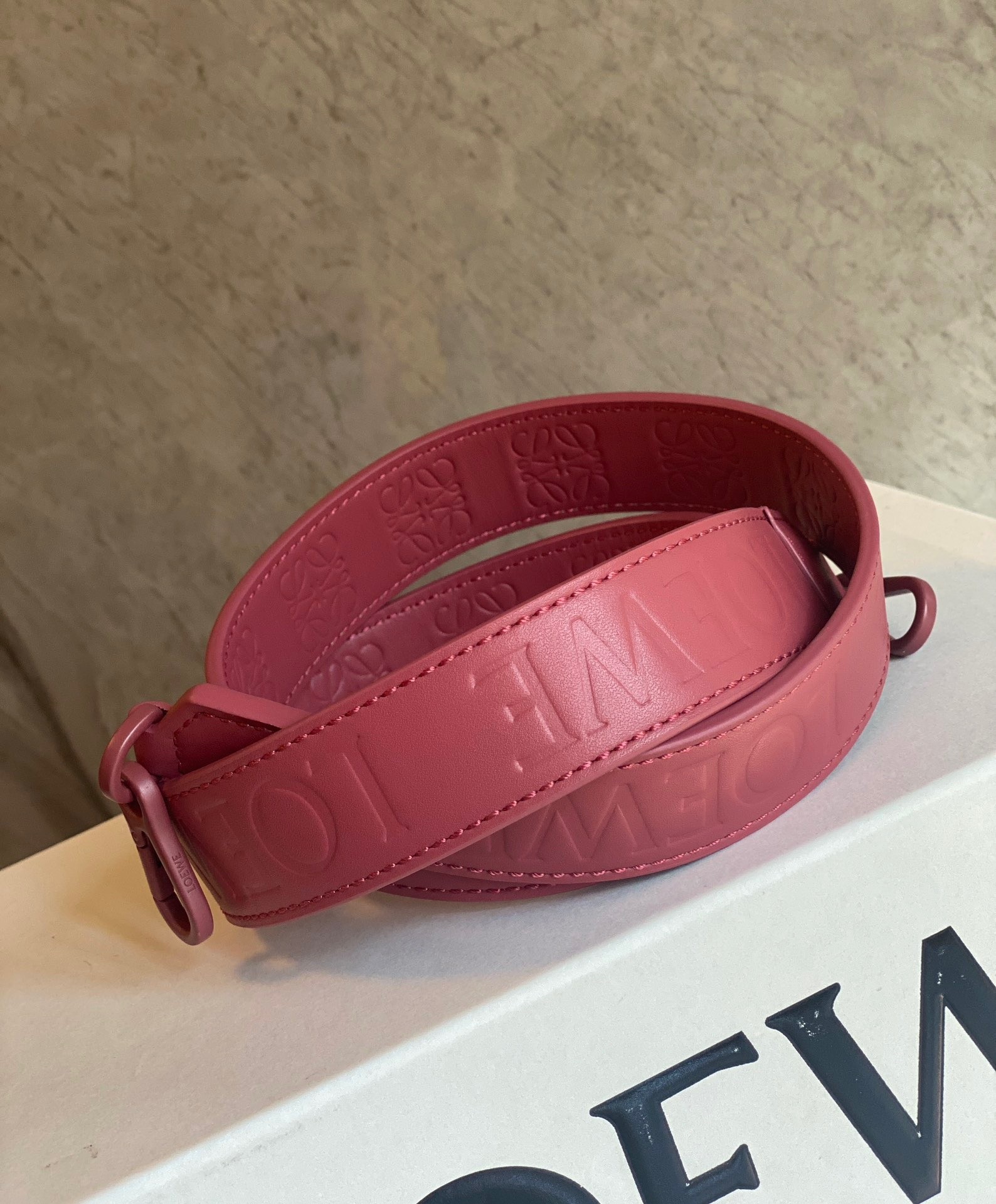 Loewe Puzzle Mini Bag In Plumrose Satin Calfskin 812