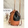 Loewe Medium Balloon Bucket Bag In Black/Tan Calfskin 847