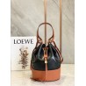 Loewe Medium Balloon Bucket Bag In Black/Tan Calfskin 847