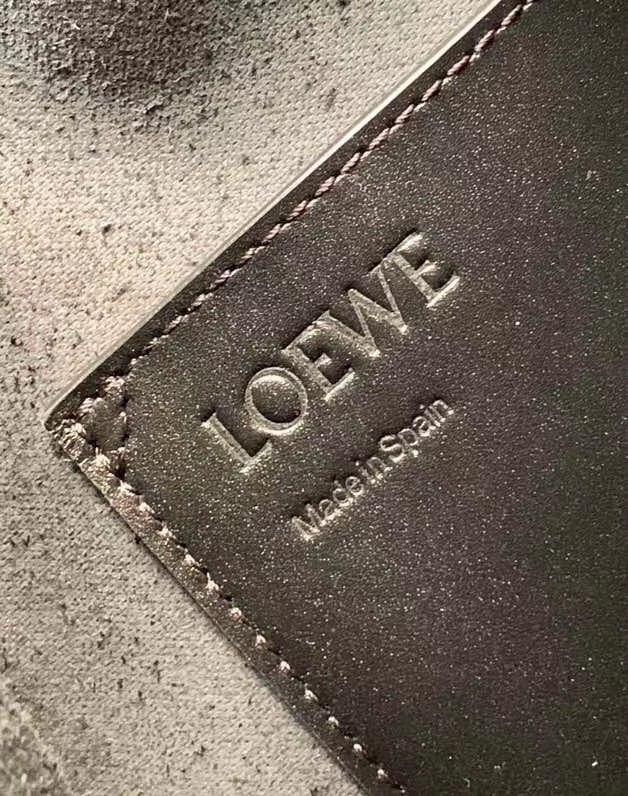 Loewe Medium Balloon Bucket Bag In Black/Tan Calfskin 847