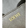 Loewe Medium Puzzle Fold Tote Bag in Dark Green Calfskin 435