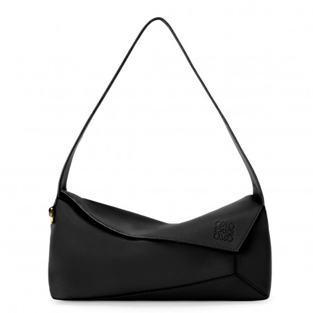 Loewe Puzzle Hobo Bag In Black Nappa Calfskin 398