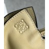 Loewe Mini Flamenco Clutch Bag In Clay Green Calfskin 088