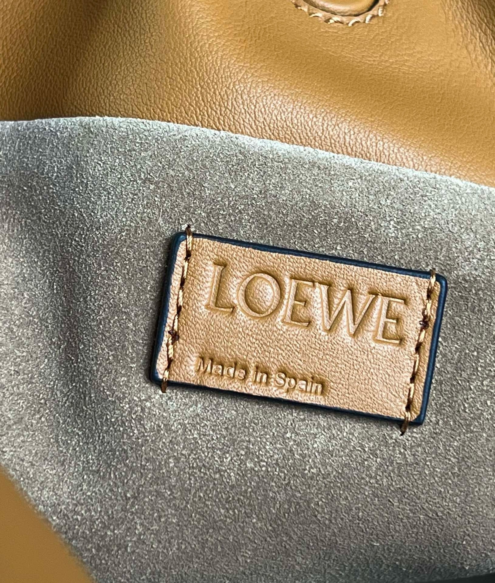 Loewe Flamenco Clutch Bag in Warm Desert Nappa Calfskin 965