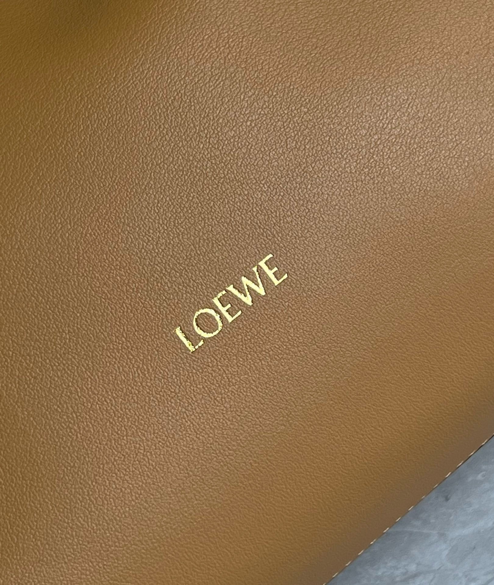 Loewe Flamenco Clutch Bag in Warm Desert Nappa Calfskin 965