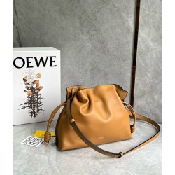 Loewe Flamenco Clutch Bag in Warm Desert Nappa Calfskin 965