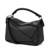 Loewe Small Puzzle Bag In Black Calfskin Leather 993