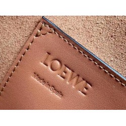 Loewe Small Balloon Bucket Bag In Camel Calfskin 611