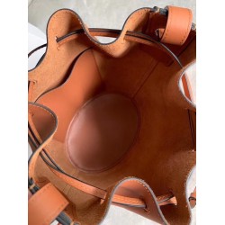 Loewe Small Balloon Bucket Bag In Camel Calfskin 611