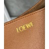 Loewe Medium Puzzle Fold Tote Bag in Tan Calfskin 132