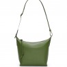 Loewe Cubi Small Bag in Green Calfskin and Jacquard  181