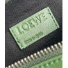 Loewe Cubi Small Bag in Green Calfskin and Jacquard  181