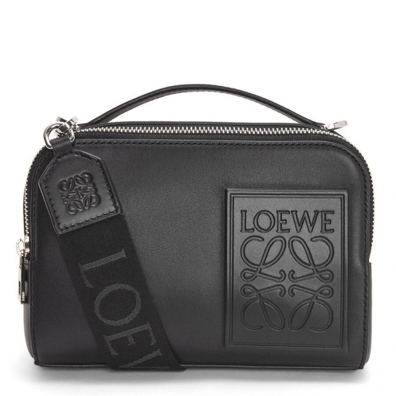 Loewe Mini Camera Crossbody Bag in Black Calfskin 231