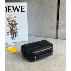 Loewe Mini Camera Crossbody Bag in Black Calfskin 231