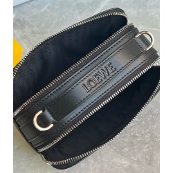 Loewe Mini Camera Crossbody Bag in Black Calfskin 231