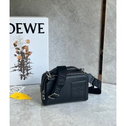 Loewe Mini Camera Crossbody Bag in Black Calfskin 231