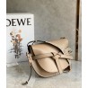 Loewe Gate Small Bag In Sand Calfskin and Jacquard 294