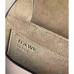 Loewe Gate Small Bag In Sand Calfskin and Jacquard 294