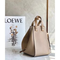 Loewe Hammock Small Bag In Sand Grained Leather 337