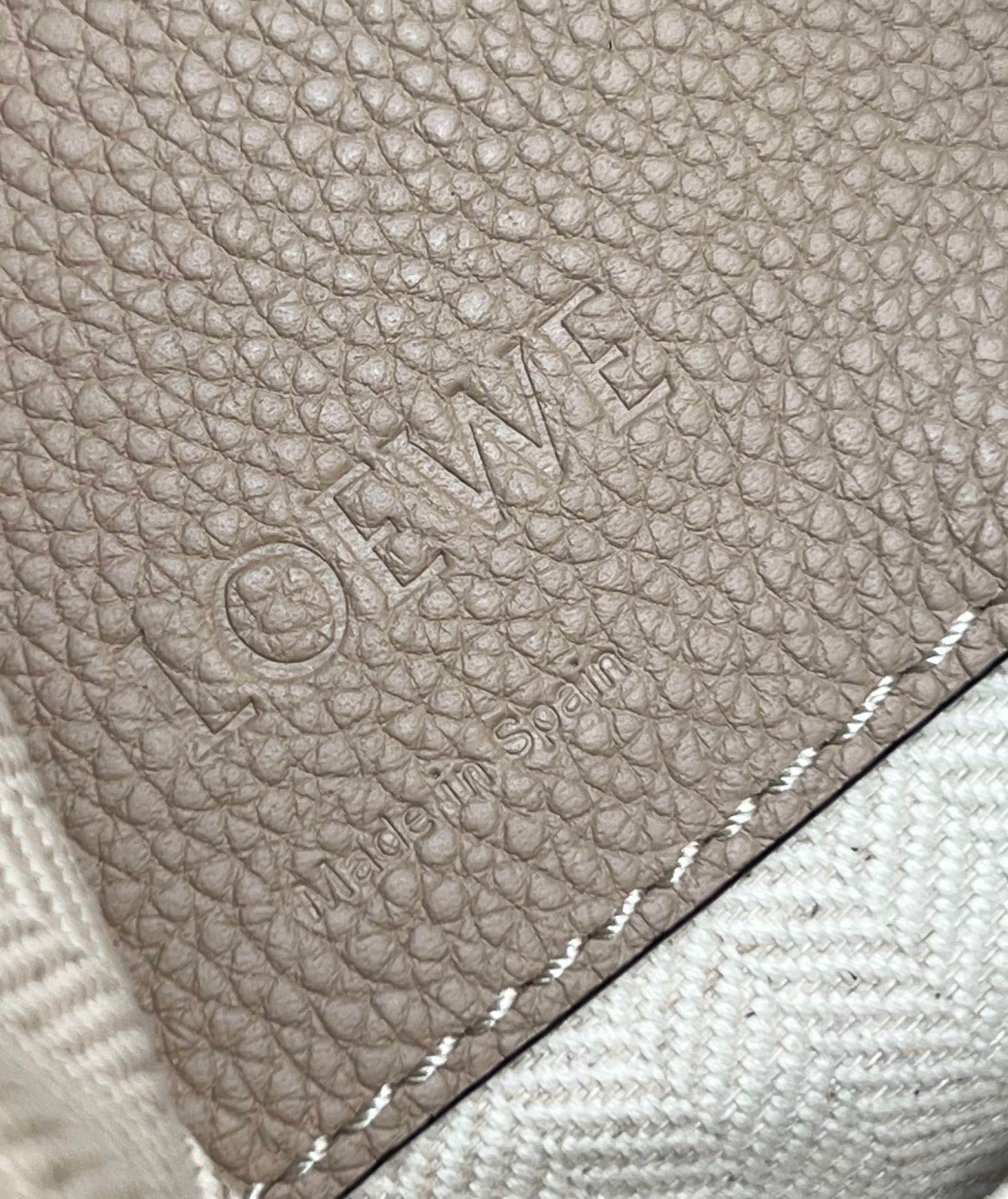 Loewe Compact Hammock Bag in Sand Grained Calfskin 394