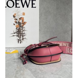 Loewe Mini Gate Dual Bag In Plumrose Calfskin 429