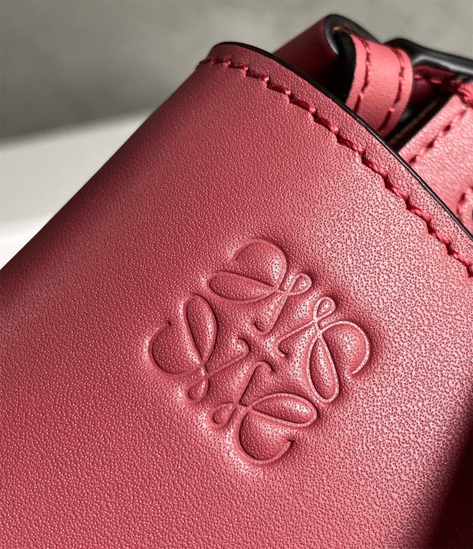 Loewe Mini Gate Dual Bag In Plumrose Calfskin 429