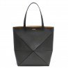 Loewe Large Puzzle Fold Tote Bag in Black Calfskin 464