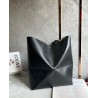 Loewe Large Puzzle Fold Tote Bag in Black Calfskin 464