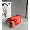 Loewe Gate Dual Mini Bag in Sunrise Orange Calfskin 518