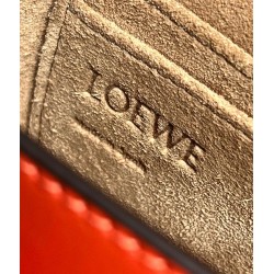 Loewe Gate Dual Mini Bag in Sunrise Orange Calfskin 518