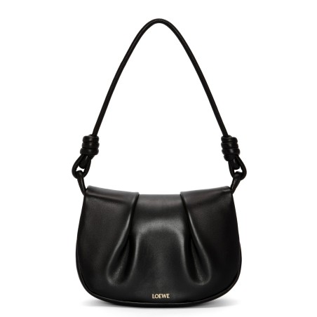 Loewe Paseo Satchel Bag in Black Nappa Leather 645