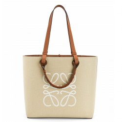 Loewe Anagram Medium Tote Bag In Jacquard and Calfskin  716