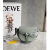 Loewe Mini Gate Dual Bag In Ash Grey Calfskin 773