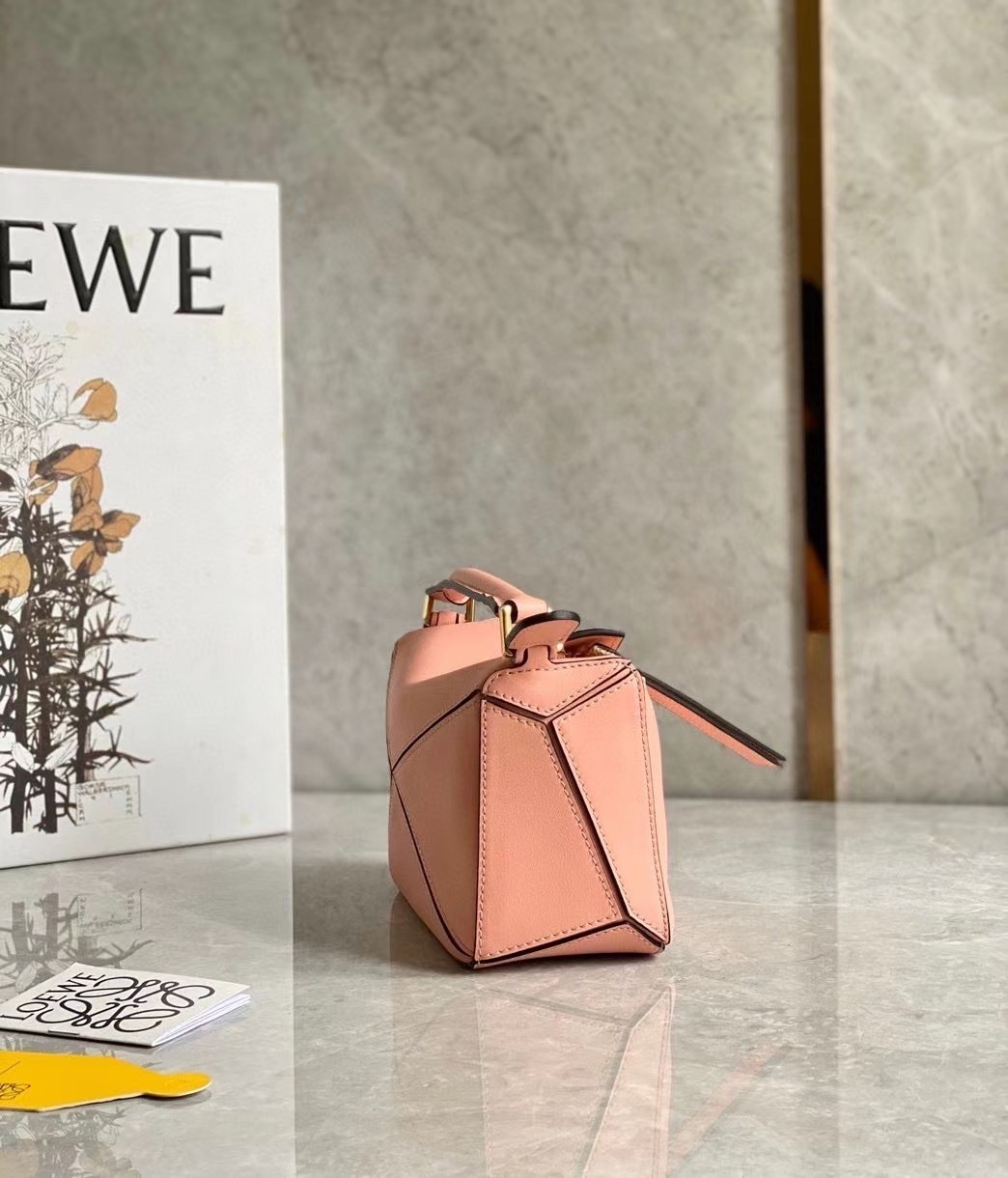 Loewe Puzzle Mini Bag In Blossom Calfskin Leather 340