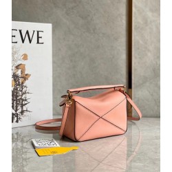 Loewe Puzzle Mini Bag In Blossom Calfskin Leather 340