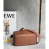 Loewe Puzzle Small Bag In Brown Satin Calfskin 414