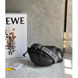 Loewe Mini Gate Dual Bag In Black Calfskin 453