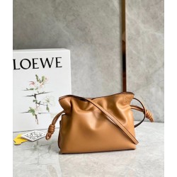 Loewe Flamenco Mini Clutch In Brown Nappa Leather 519